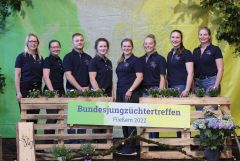 Vorstand VDJ 2022  - von links nach rechts: Kristina Augustin, Katja Kase, Luke Lohmöller, Rieke Eggers, Jessica Pionke, Leonie Wiewer, Carina Nölker, Fenja Boekhoff
&copy; Heinrich Schulte