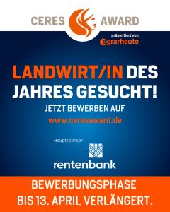 CERES AWARD 2025 Bewerbung
&copy; agrarheute