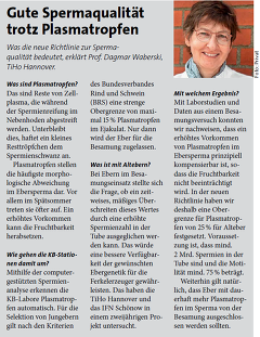 (c)SuS 05/2023: Interview mit Prof. Waberski zur aktuellen Forschungsergebnissen