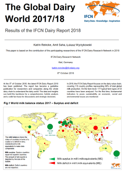 IFCN Dairy Report 2018: The Global Dairy  - World 2017/18