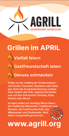 Deckblatt AGRILL - gemeinsam genießen
&copy; AGRIL