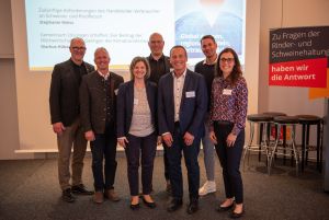 von links: Georg Geuecke, Josef Volkwein, Stephanie Meiss, Markus Hübers, Rolf Michelberger, Stephan Schneider, Dr. Nora Hammer