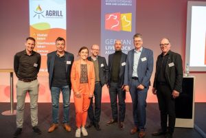 Stephan Schneider, stv. BRS-Geschäftsführer, Dirk Huhne, Dr. Nora Hammer, BRS-Geschäftsführerin, Dr. Hans-Peter Schons (ADT),  Dr. Daniel Kofahl (APEK), Oliver Numrich (BLE), Georg Geuecke, BRS-Vorsitzender